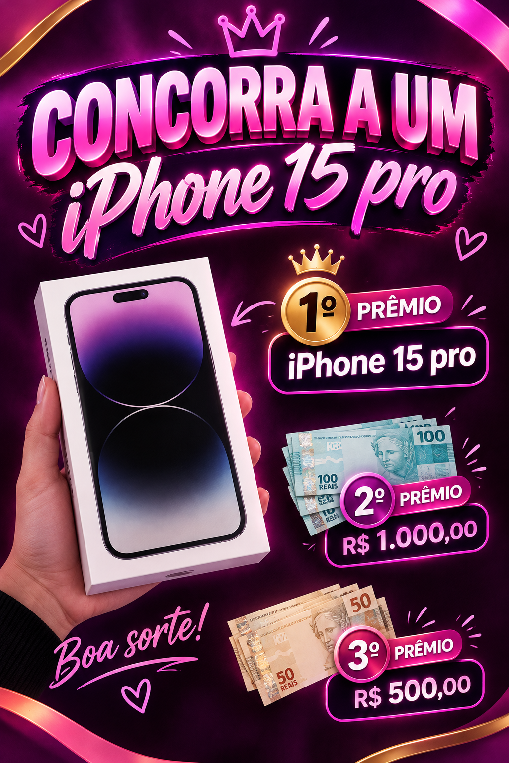 Concorra a um iPhone 15
